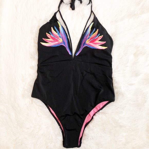 PINK Victoria's Secret Other - NWT PINK Victoria’s Secret Embroidered Swim Suit